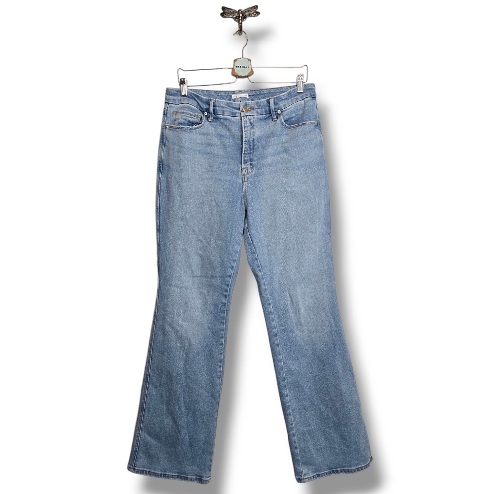 Good American Vintage Light Wash Bootcut Jeans